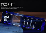 Blue K9 Crystal Trophy Cup Big Competitions Use With 3D Laser Engraving Logo