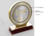 Die Casting Custom Award Trophies Round Shape For Business Activities