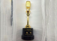 Microphone Design Music Award Trophy For Musical Competition Custom Service Available
