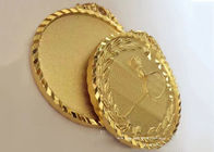 Gold Plated Casting Metal Sports Medals Custom Zinc Alloy For Badminton Match