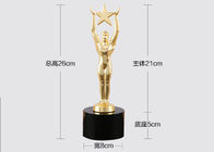 260mm Height Custom Metal Trophies , Sports Competition Custom Trophy Awards