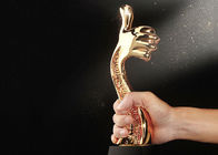 Resin Material Trophies For School Awards , Thumb Shape Award Cups Trophies