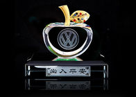 Automobile Perfume K9 Crystal Glass Ornament Crafts With Custom Engraving Logo