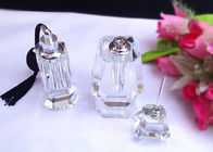 Custom Logo Home Decorations Crafts , Durable Women Perfume Glass Bottle Crafts
