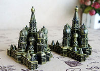 Custom Service DIY Craft Gifts Antique Electroplated Kremlin Buildings Model