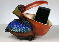 Toucan Non Toxic Resin Crafts , Creative Mobile Phone / Keys / Card Holder