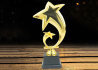Custom Logo Plastic Trophy Cup With Star Design Three Sizes Optional
