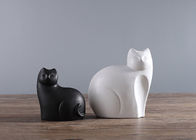 Poly Resin Cats Models For Hotel / House Decoration Custom Service Available