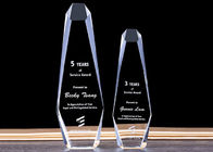 Glass Crystal Trophy Cup Awards Cup Customized Size With Sandblasting Logo
