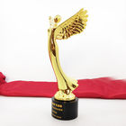 Resin Flying Figure 285mm height Music Award Trophy With Wings