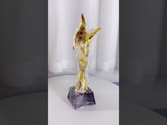 Resin custom trophy cup with eagle as awards and souvenirs in enterprise or competition