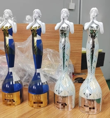USA MUSE Design Awards Customized Text and Logo Design Trophy Cup