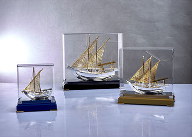 Zinc Alloy Arab Fishing Boat Culture Souvenirs As Business Gifts Custom Logo Available