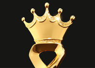 32cm Height Polyresin Trophy With Crown On The Top Custom Size &amp; Color Available