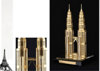 Famous Building Home Decorations Crafts , Malaysia Twin Tower Tourism Souvenirs