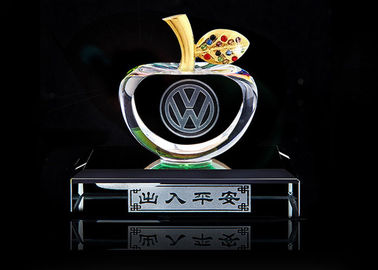 Automobile Perfume K9 Crystal Glass Ornament Crafts With Custom Engraving Logo