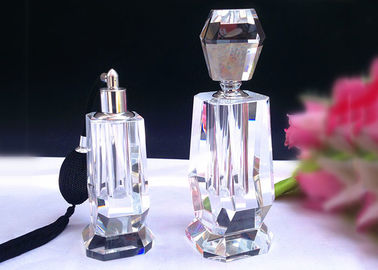 Custom Logo Home Decorations Crafts , Durable Women Perfume Glass Bottle Crafts