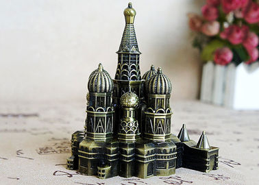 Custom Service DIY Craft Gifts Antique Electroplated Kremlin Buildings Model