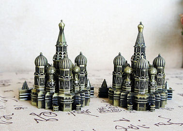 Custom Service DIY Craft Gifts Antique Electroplated Kremlin Buildings Model