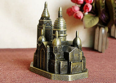 Bronze Plated Keepsake DIY Craft Gifts Russia Cathedral Of Christ Architecture Model