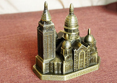 Bronze Plated Keepsake DIY Craft Gifts Russia Cathedral Of Christ Architecture Model