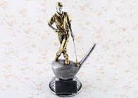 British Open Championship Golf Ball Trophy With Metal Golf Figurines