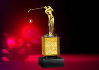 Yellow Crystal Material Golf Hole In One Trophy Multiple Types Optional