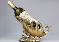 Plated Resin Decoration Crafts / Wine Bottle Holder As Friend / Business Gift