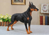 Resin Material Simulation Dog For Garden Decoration / Home Security