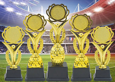 Custom Plastic Trophy Cup Blank Plate Type For Sports Champions Awards