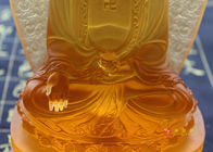 Precious Colored Glaze Buddha Figure For Altar And Worship Custom Texts Accepted