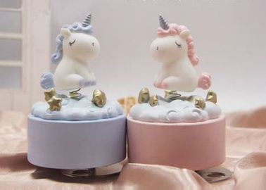 Resin Arts And Crafts , Cute Cartoon Figure Type Machinery Music Box