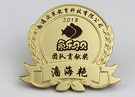 Custom Graduation Engraved Medals Awards Pin Type For Teachers / Soldiers