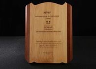 504 Gram Solid Wooden Shield Plaque Lightweight Student Awards Of Final Examination