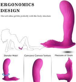 USB Silicone Vibrating Wand Adult Sex Toys For Women