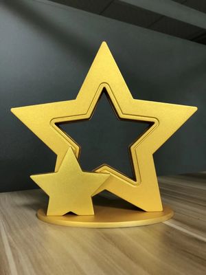 Metal Stars CCC 20cm Height Custom Trophy Cup For Winners