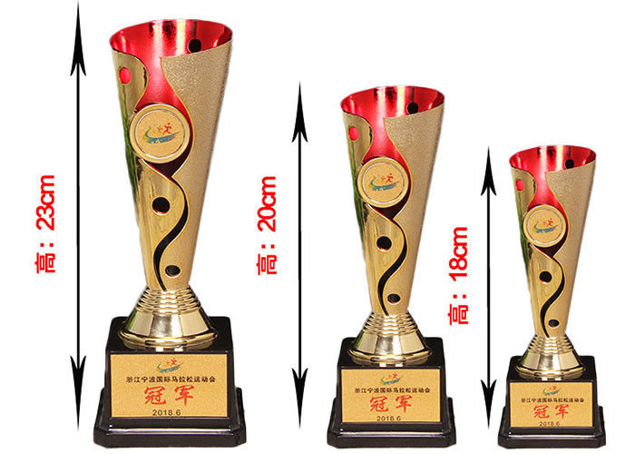 Colorful Plating ABS Plastic Trophy Cup Custom Design And Logo Accepted